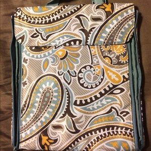 Thirty-One Paisley Print Jewelry Organizer - Blue, Yellow, Brown